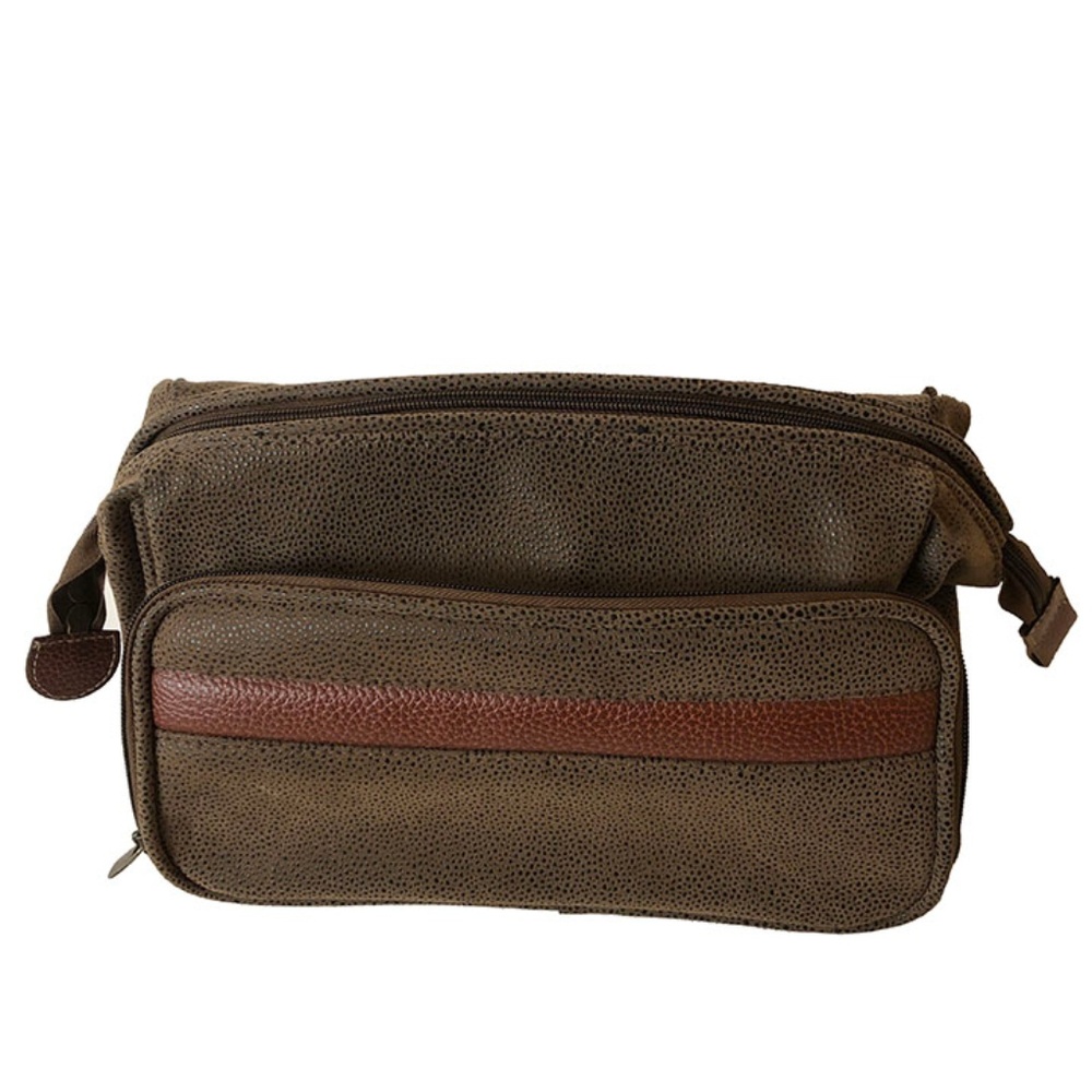 Brown Toiletries Bag